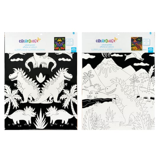 Throwback Pack of 6 Retro Velvet Fuzzy Coloring Posters - Instant Nost –  ToysCentral - Europe